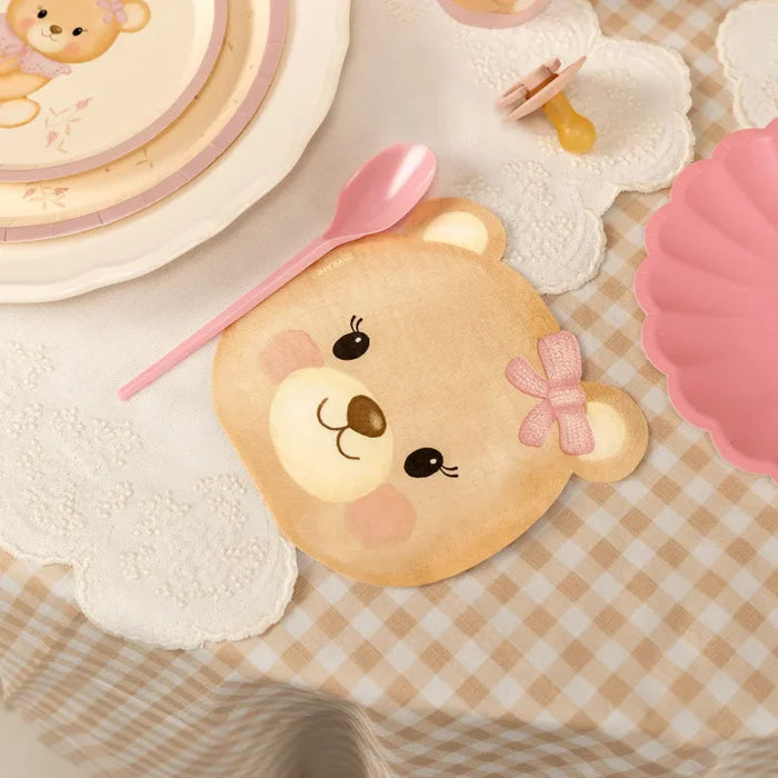 20 GUARDANAPOS 33CM URSO BABY NUDE MENINA Loja dos Foguetes