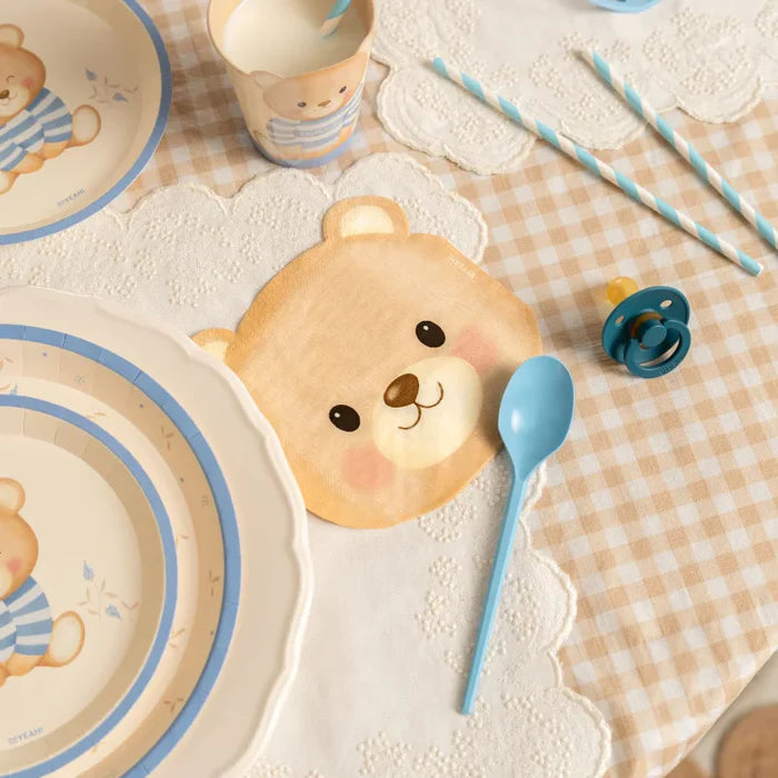 20 GUARDANAPOS 33CM URSO BABY NUDE MENINO Loja dos Foguetes