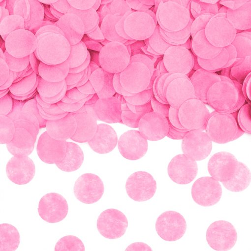 CANHÃO DE CONFETTIS 60CM REVELAÇÃO DE SEXO ROSA