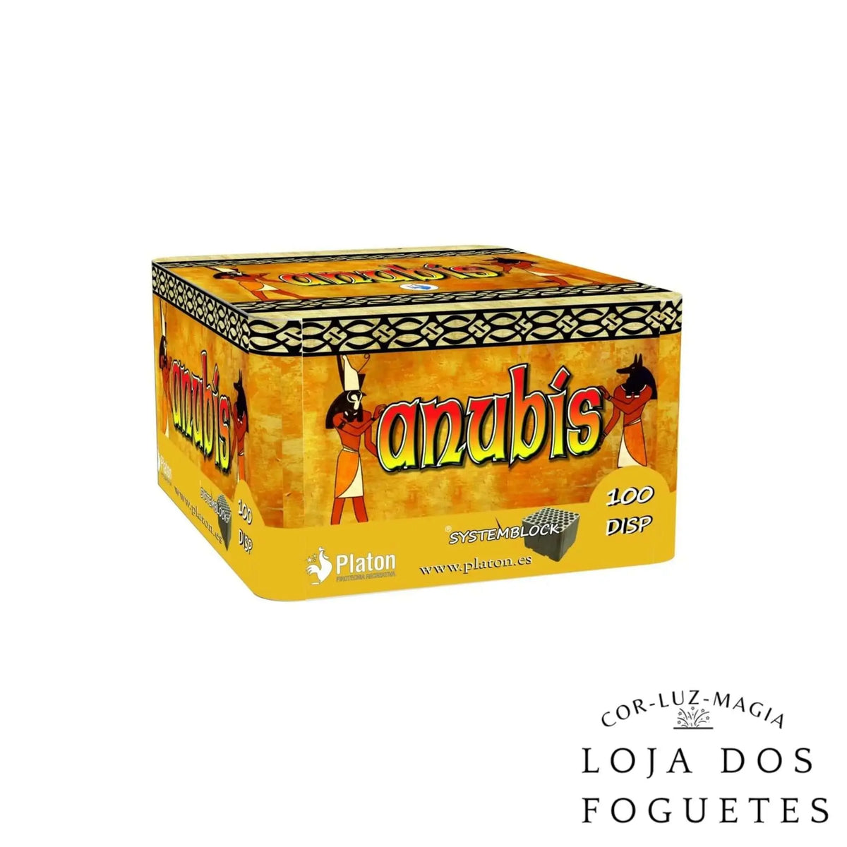BATERIA FOGO ARTIFÍCIO 100 DISPAROS ANUBIS - Loja dos Foguetes