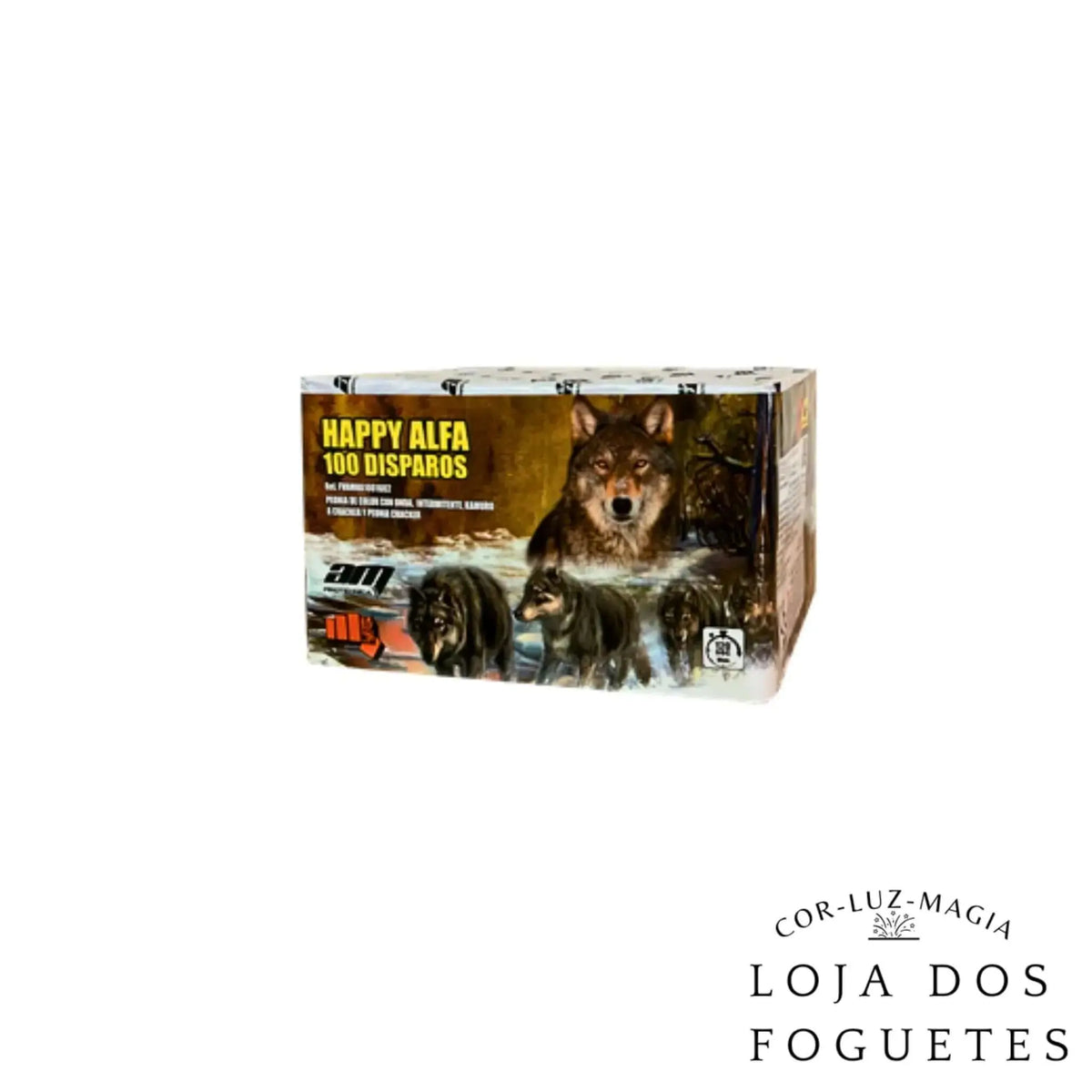 BATERIA FOGO DE ARTIFÍCIO HAPPY ALFA 100 DISPAROS - Loja dos Foguetes