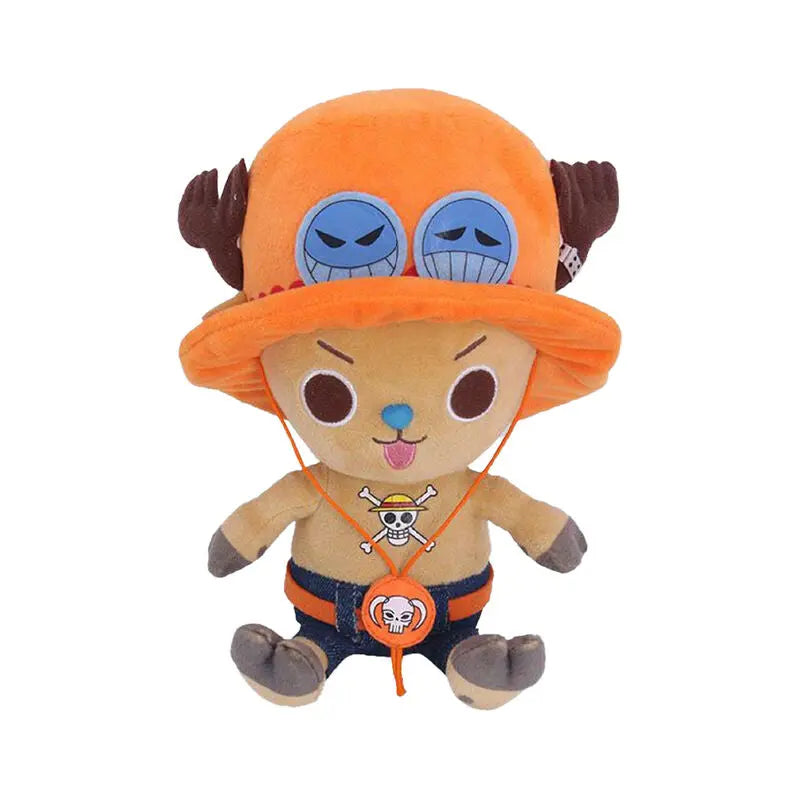 One Piece - Chopper X Ace Pelúcia 20cm
