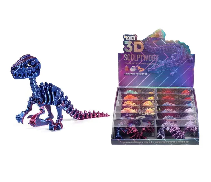 3D Estampado 22cm - Dinossauro