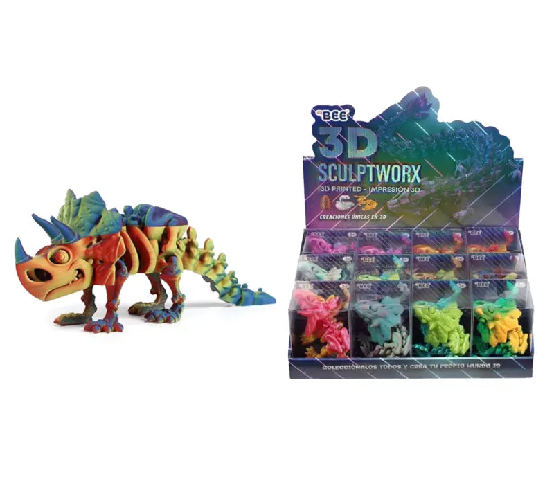 3D Estampado 20cm - Dinossauro