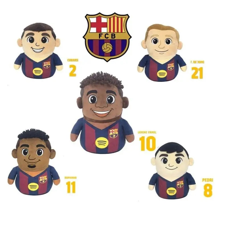 SQUISHY SORTIDO JOGADORES FCB 30 CM