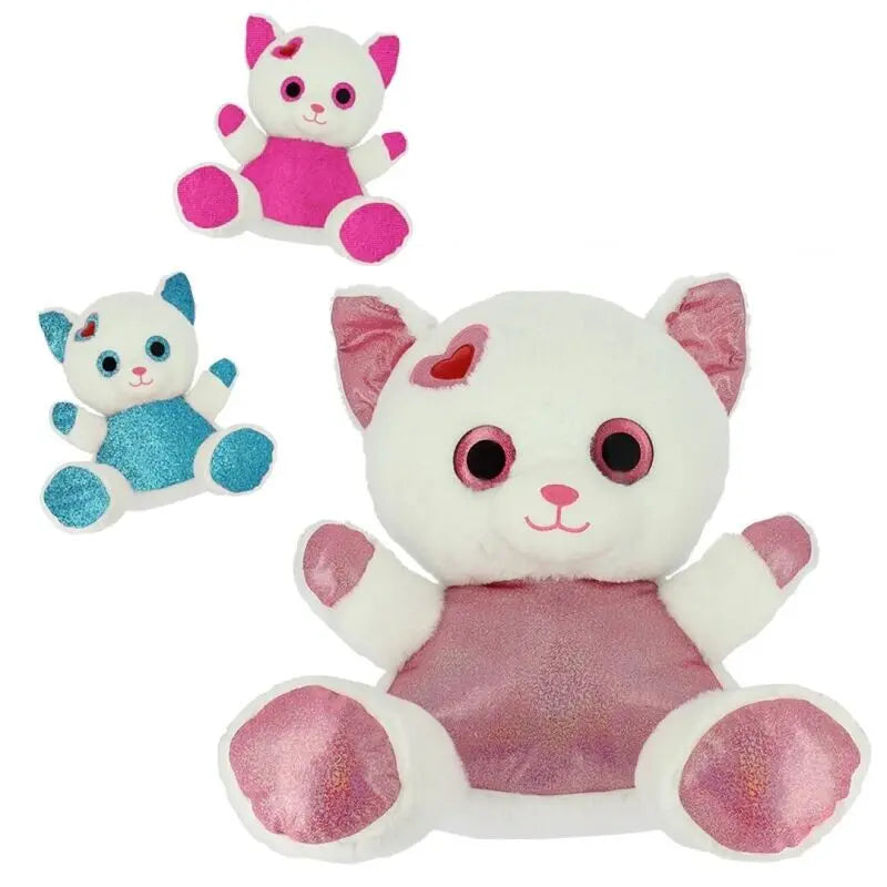 Gatinho Bl. Coração 18CM