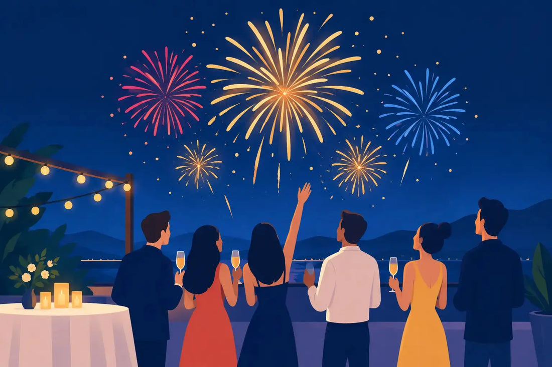 Fiesta temática pirotécnica para una noche inolvidable