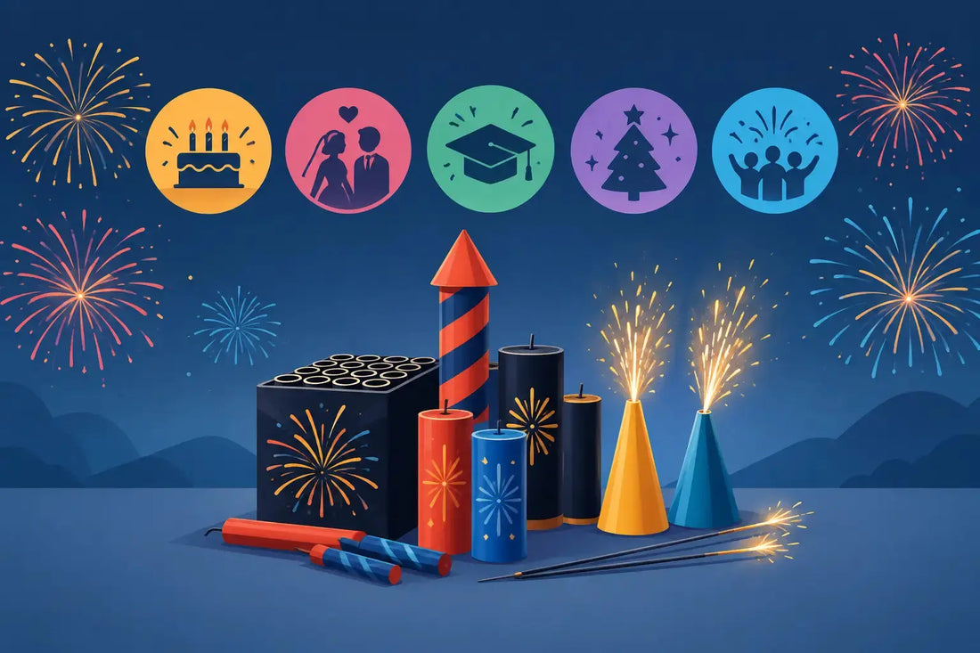 Categorías de pirotecnia para cada celebración