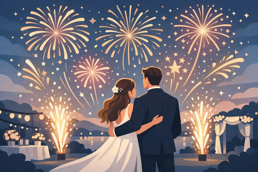 Guía de pirotecnia para bodas con efecto wow