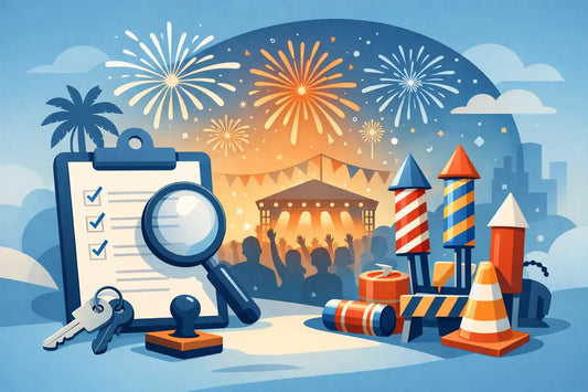 Permisos para pirotecnia en fiestas y eventos