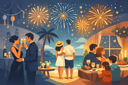 Mejores fuegos para fin de año según tu celebración