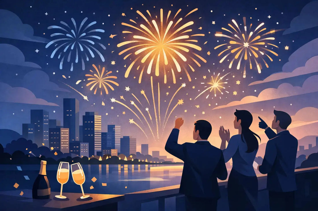 Fuegos artificiales para celebrar a lo grande