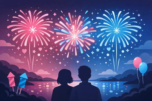 Fuegos artificiales para revelar género con impacto