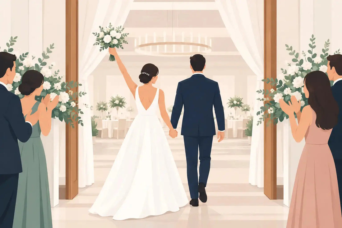 10 ideas para una entrada nupcial espectacular