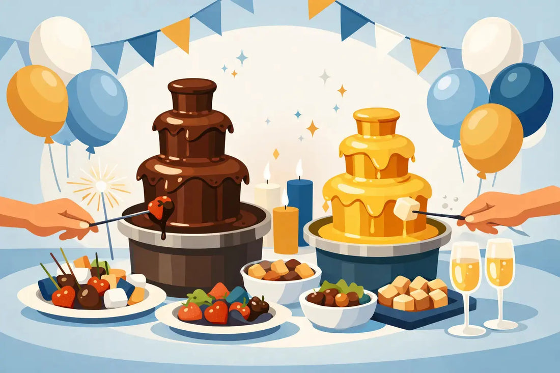 Cómo preparar una celebración con fuentes