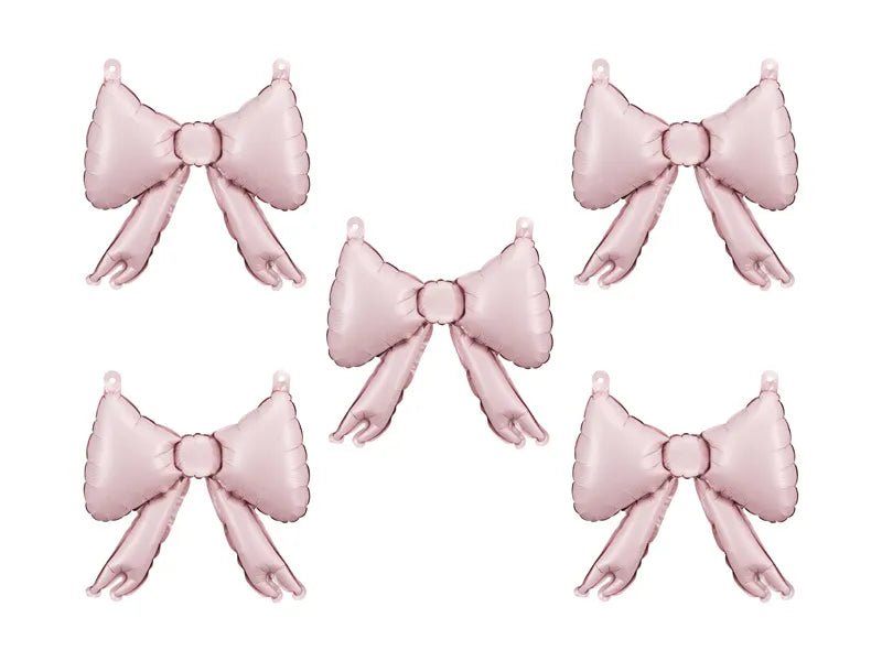 5 BALÕES PARA GRINALDA 25.5 X 25CM LAÇOS