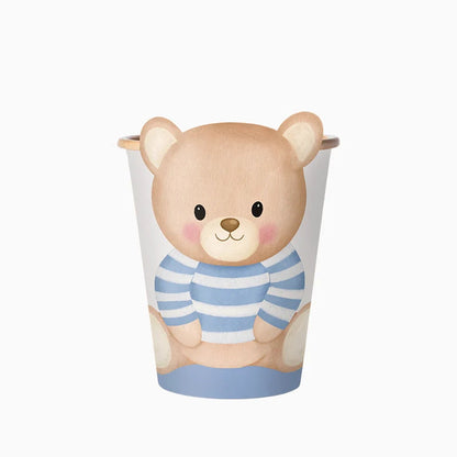 6 COPOS 270CC URSO BABY NUDE AZUL Loja dos Foguetes