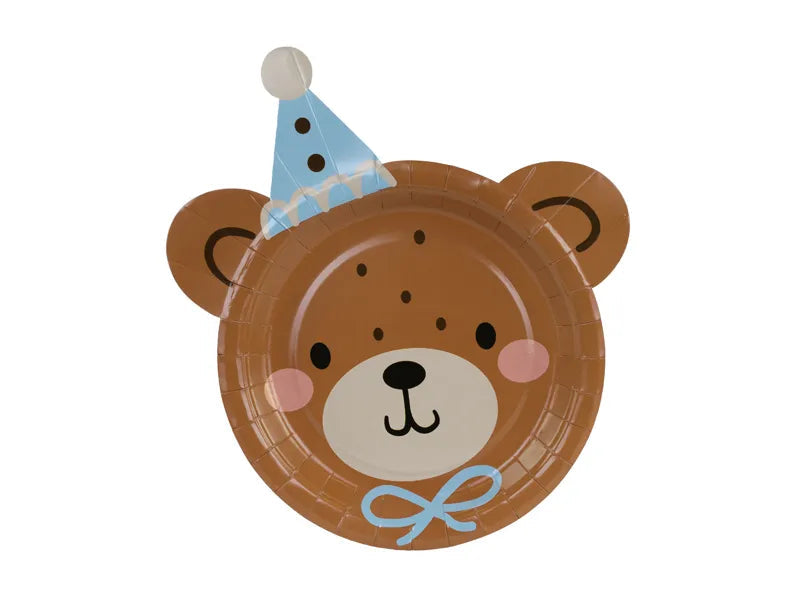 6 PRATOS 21X23CM TEDDY BEAR Loja dos Foguetes