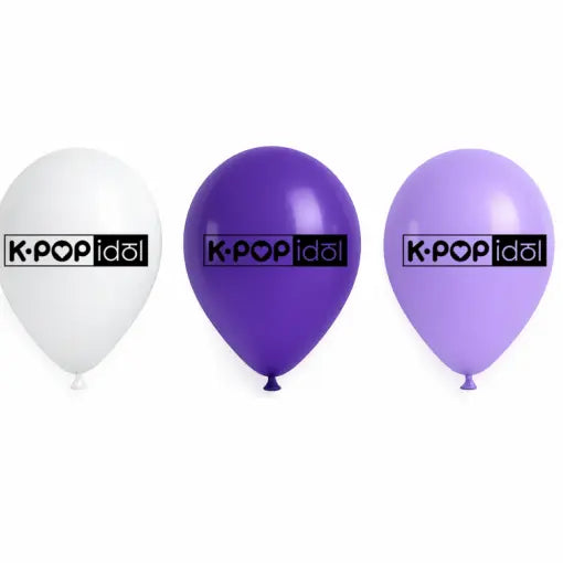 8 BALÕES LATEX 11'' KPOP IDOL Loja dos Foguetes
