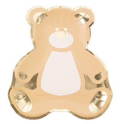 8 PRATOS 23X21,5CM BABY TEDDY NUDE & CAMEL Loja dos Foguetes