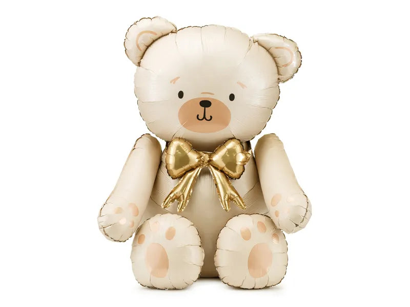 BALÃO FOIL 75X84CM URSO BEGE