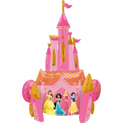 BALÃO FOIL AIRWALKER CASTELO PRINCESAS DISNEY Loja dos Foguetes