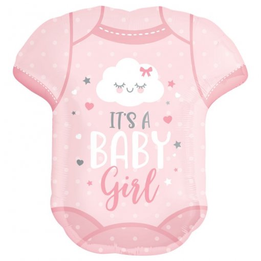 BALÃO FOIL P35 SUPERSHAPE BABYGROW IT'S A BABY GIRL