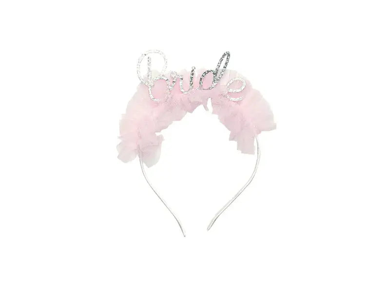 Bandolete de bride com folho de 17,5x18cm, decorativo, em tecido, ideal para festas e eventos.