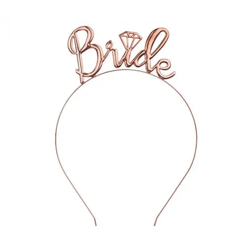 Pulseira Bride em tom rosa dourado, com acabamento elegante, para ocasiões especiais.