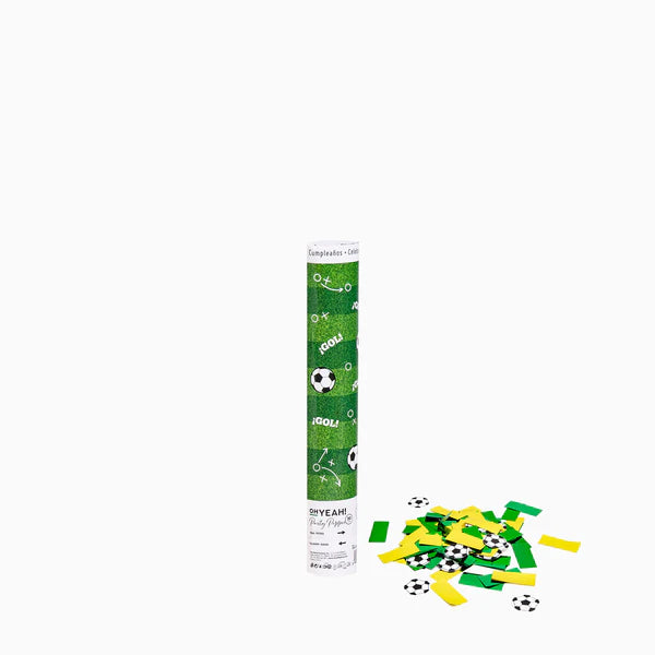 CANHÃO DE CONFETTIS 30CM FUTEBOL Loja dos Foguetes