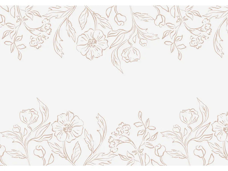 CORREDOR DE MESA 5M BRANCO COM FLORES Loja dos Foguetes