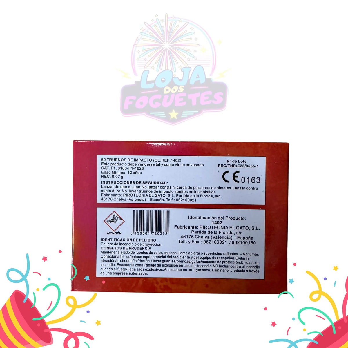 ESTALINHOS (50 UNIDADES PACK) Loja dos Foguetes