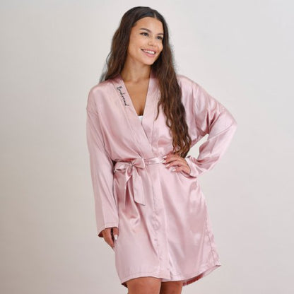 ROUPÃO DE MADRINHA 'BRIDESMAID' BORDADO