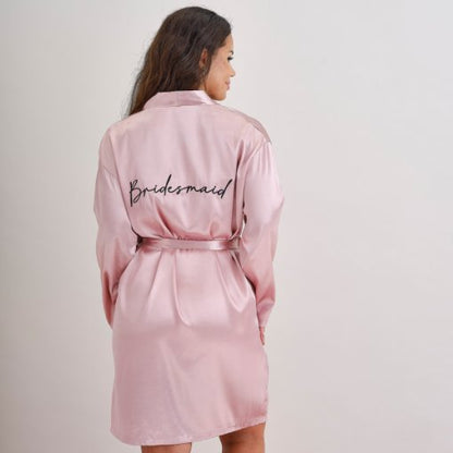 ROUPÃO DE MADRINHA 'BRIDESMAID' BORDADO