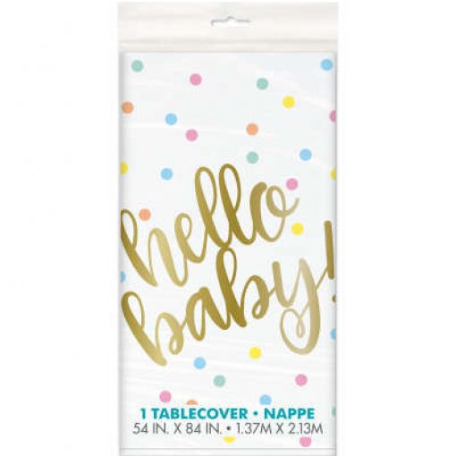TOALHA DE MESA HELLO BABY 1,37X2,74M