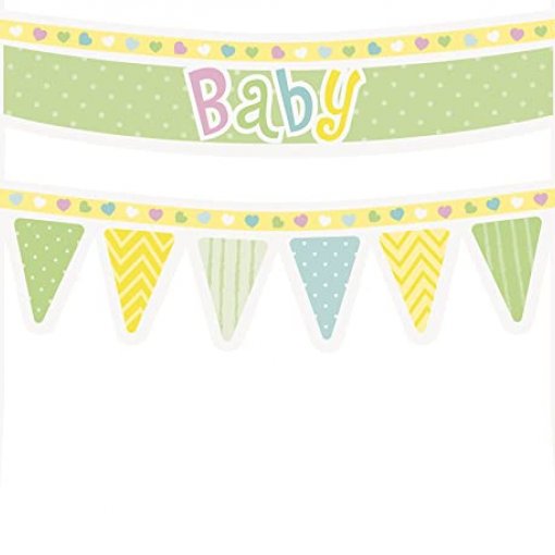 TOPO DE BOLO 'BABY' BOLAS CORES PASTEL