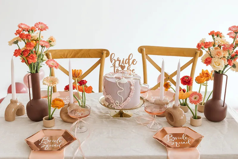 TOPO DE BOLO BRIDE TO BE - ROSE GOLD