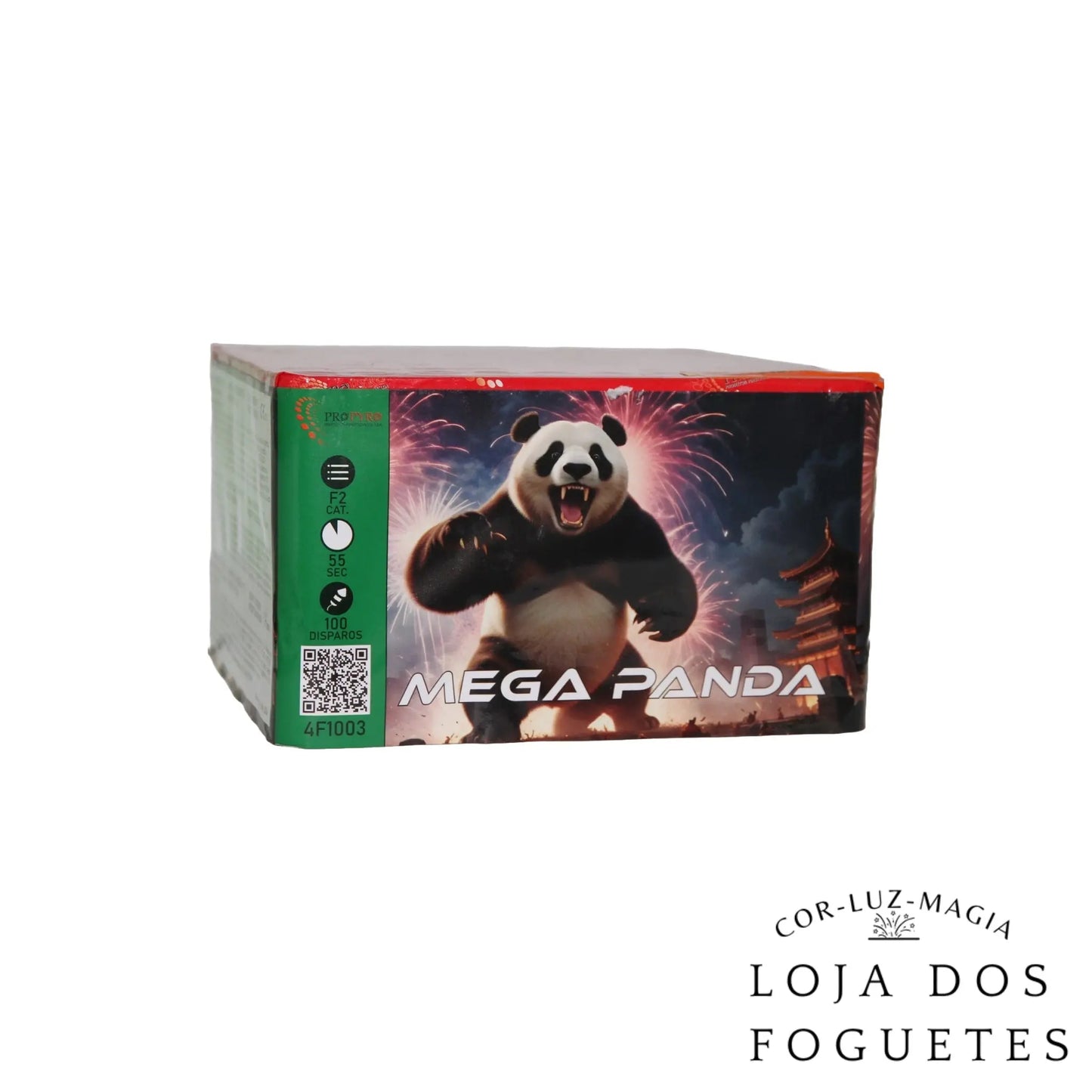 BATERIA DE 100 TIROS MEGAPANDA - Loja dos Foguetes