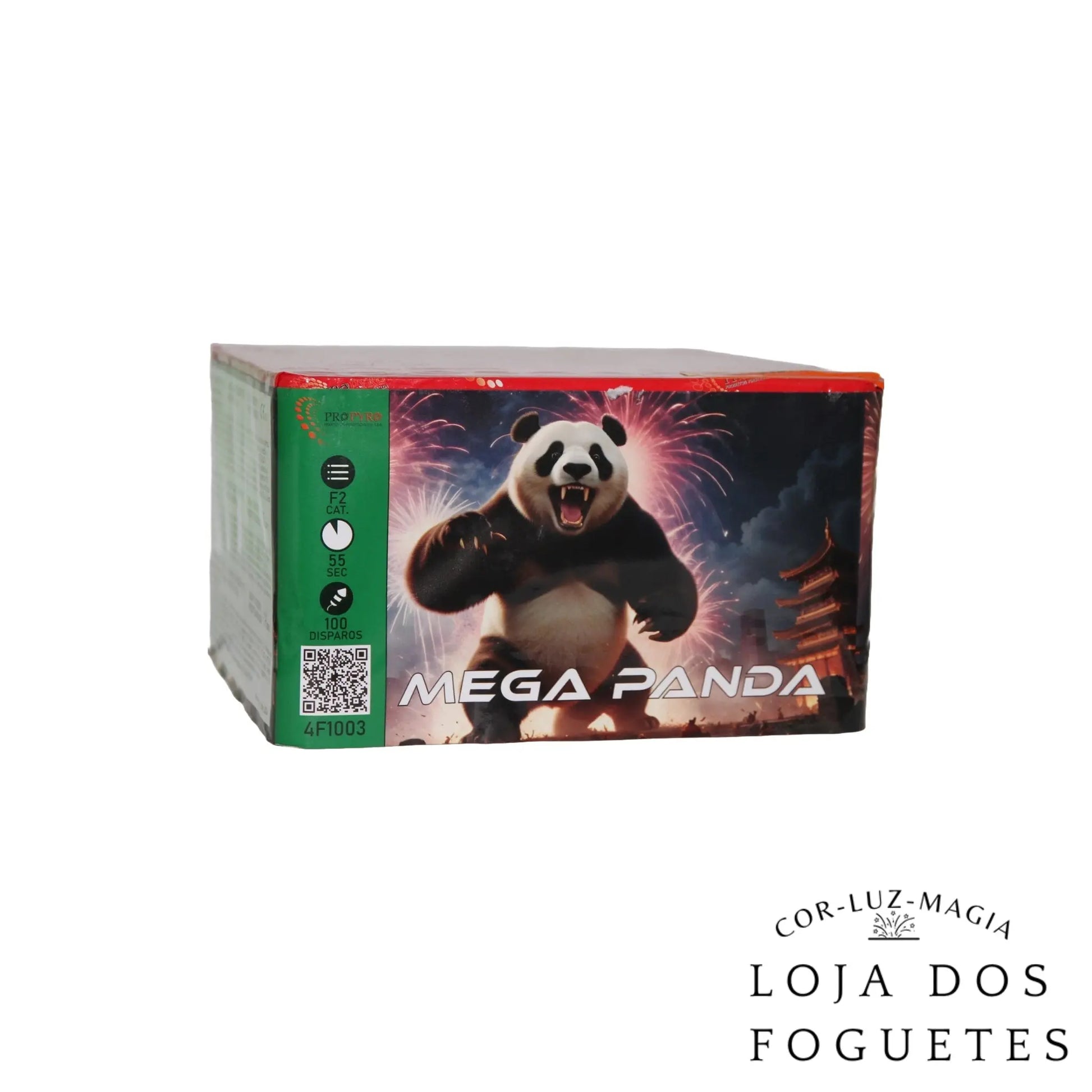 BATERIA DE 100 TIROS MEGAPANDA - Loja dos Foguetes