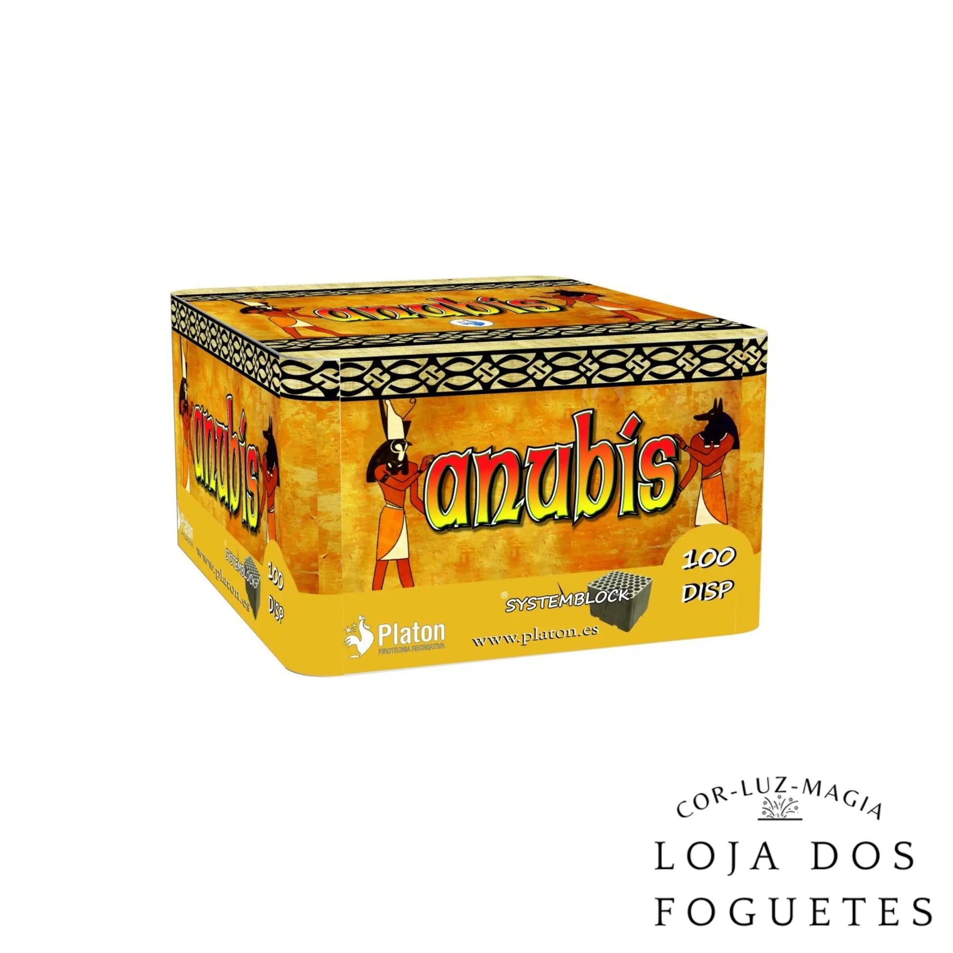 BATERIA FOGO ARTIFÍCIO 100 DISPAROS ANUBIS - Loja dos Foguetes
