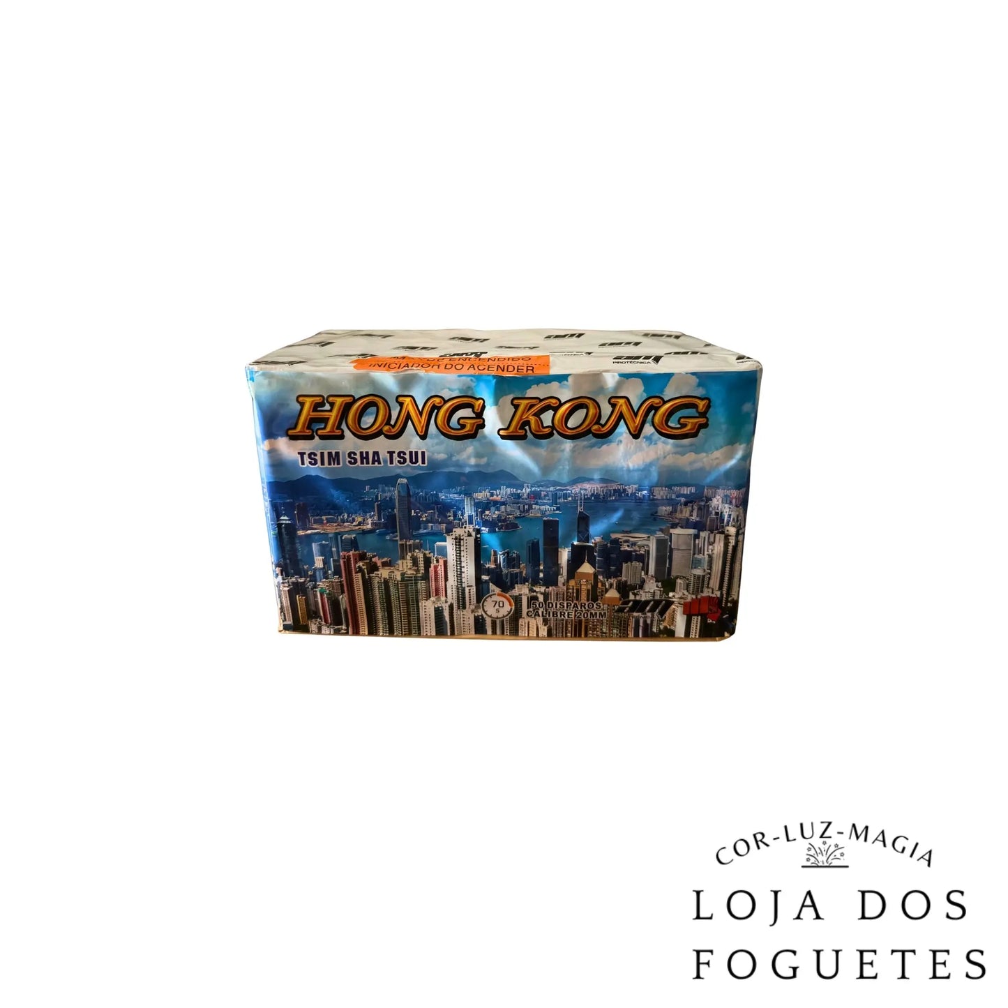 BATERIA FOGO DE ARTIFÍCIO 50 DISPAROS HONG KONG - TSIM SHA TSUI - Loja dos Foguetes