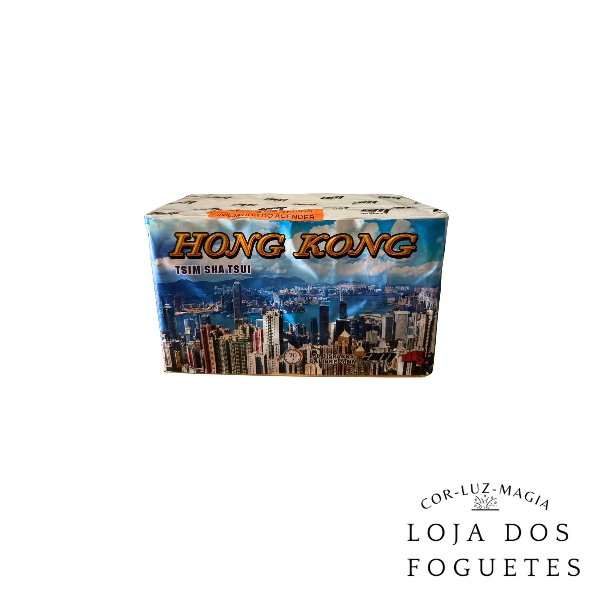 BATERIA FOGO DE ARTIFÍCIO 50 DISPAROS HONG KONG - TSIM SHA TSUI - Loja dos Foguetes