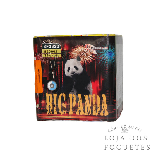 CAIXA DE FOGO 36 DISPAROS– BIG PANDA - Loja dos Foguetes