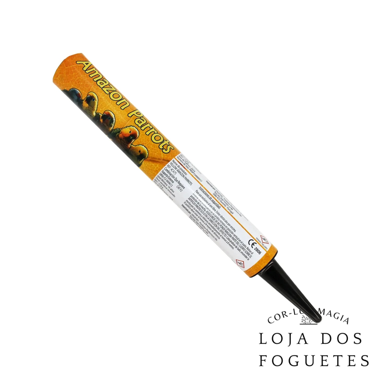 GATLING 105 DISPAROS YELLOW AMAZON PARROTS - Loja dos Foguetes