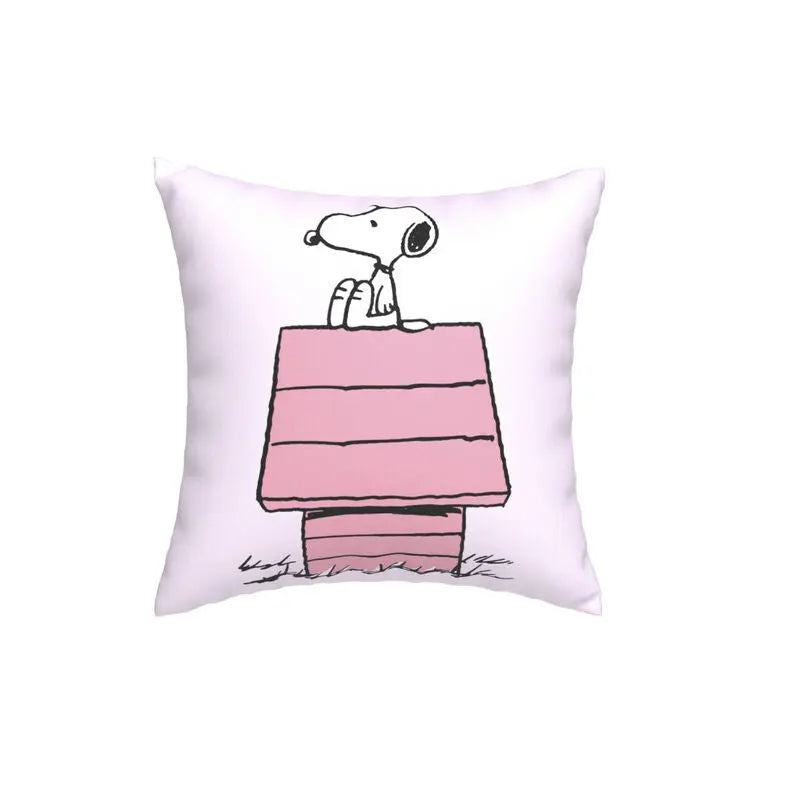 Snoopy Almofada Coleção Suporte Rosa 35cm