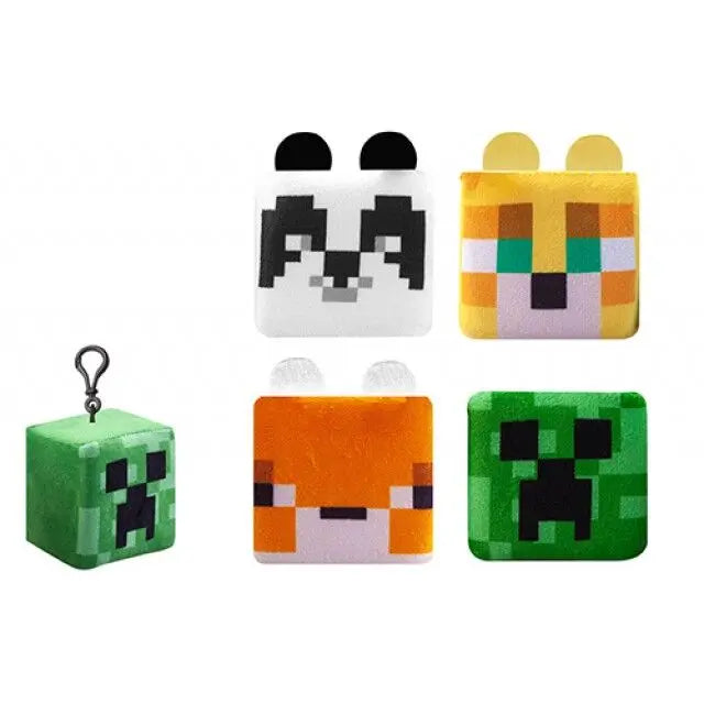 Minecraft Pelúcia Novo cube Mola em 8cm, 4 Sortido Modelos