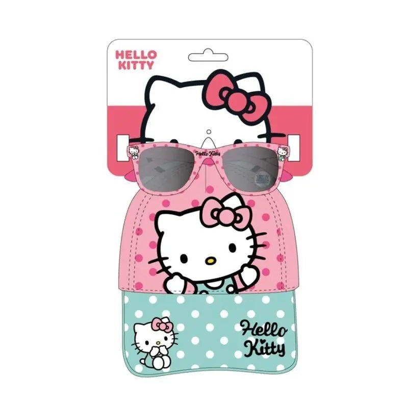 HELLO KITTY BONÉ E GLASSES CONJUNTO 53 CM