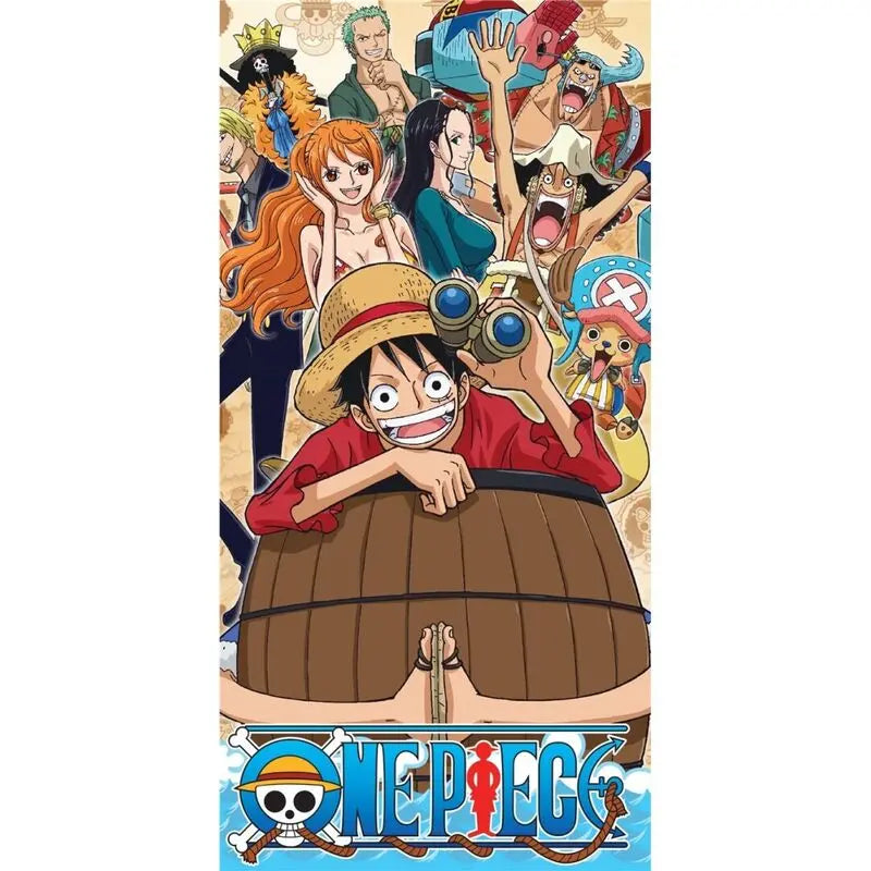 ONE PIECE MULTI-CHARACTER TOALHA 70X140 CM