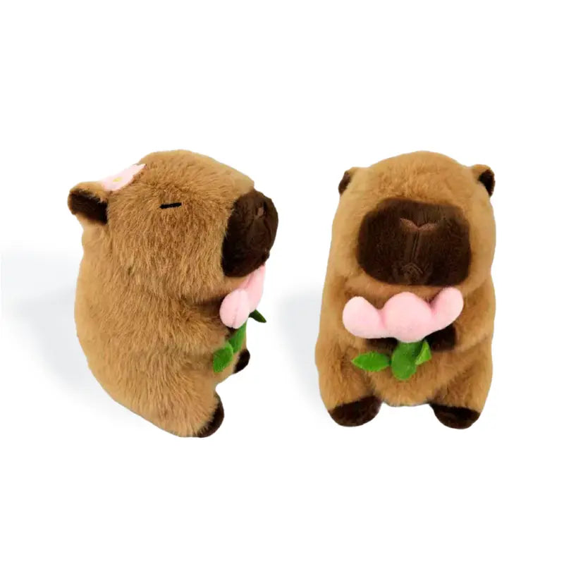 ABELHA Pelúcia Capybara Flor 20Cm