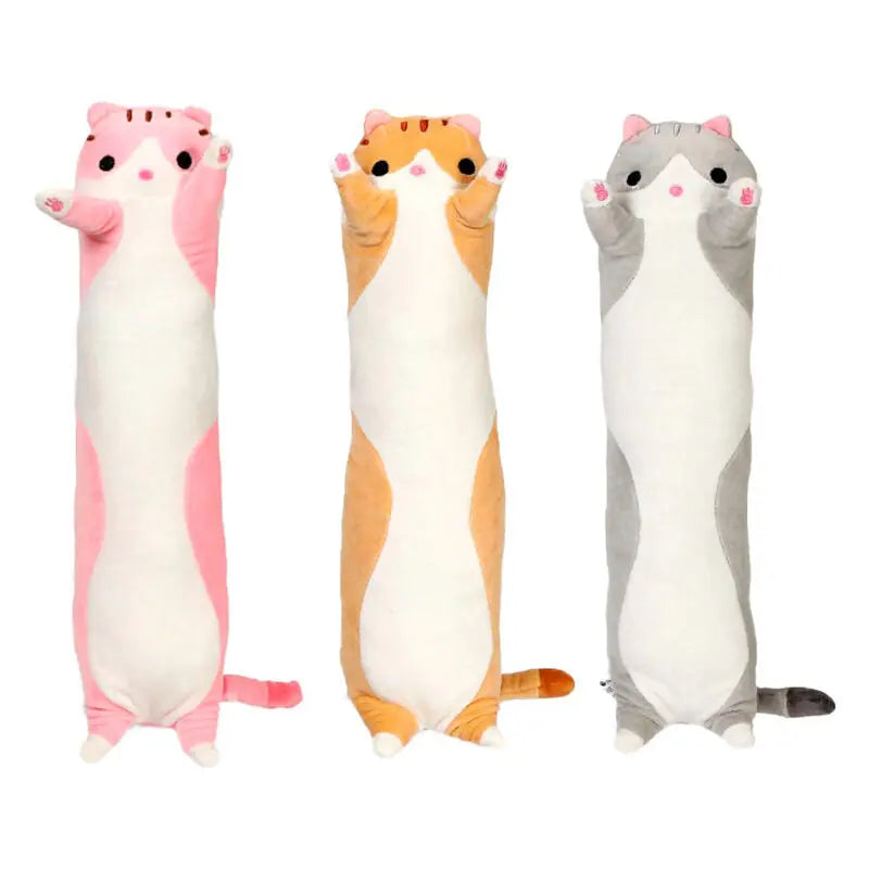 ABELHA Pelúcia Redondo-headed Gato Group 70cm 3Mod